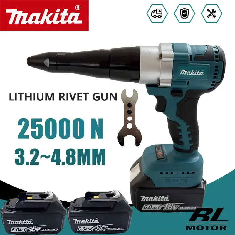 Power Tools Ridgid - Makita 25000N Brushless Electric Rivet Gun