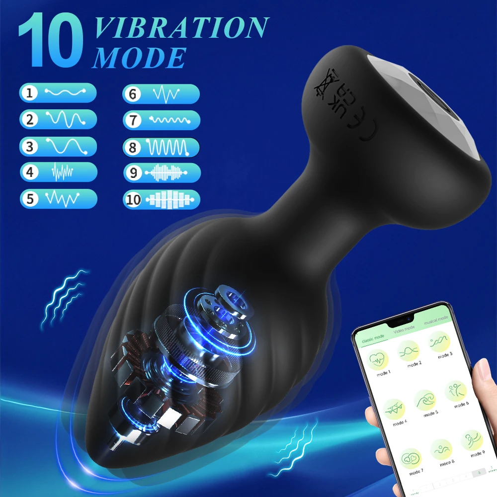 Anal Plug Vibrator APP Bluetoo - огляд і ціна Power Tools App