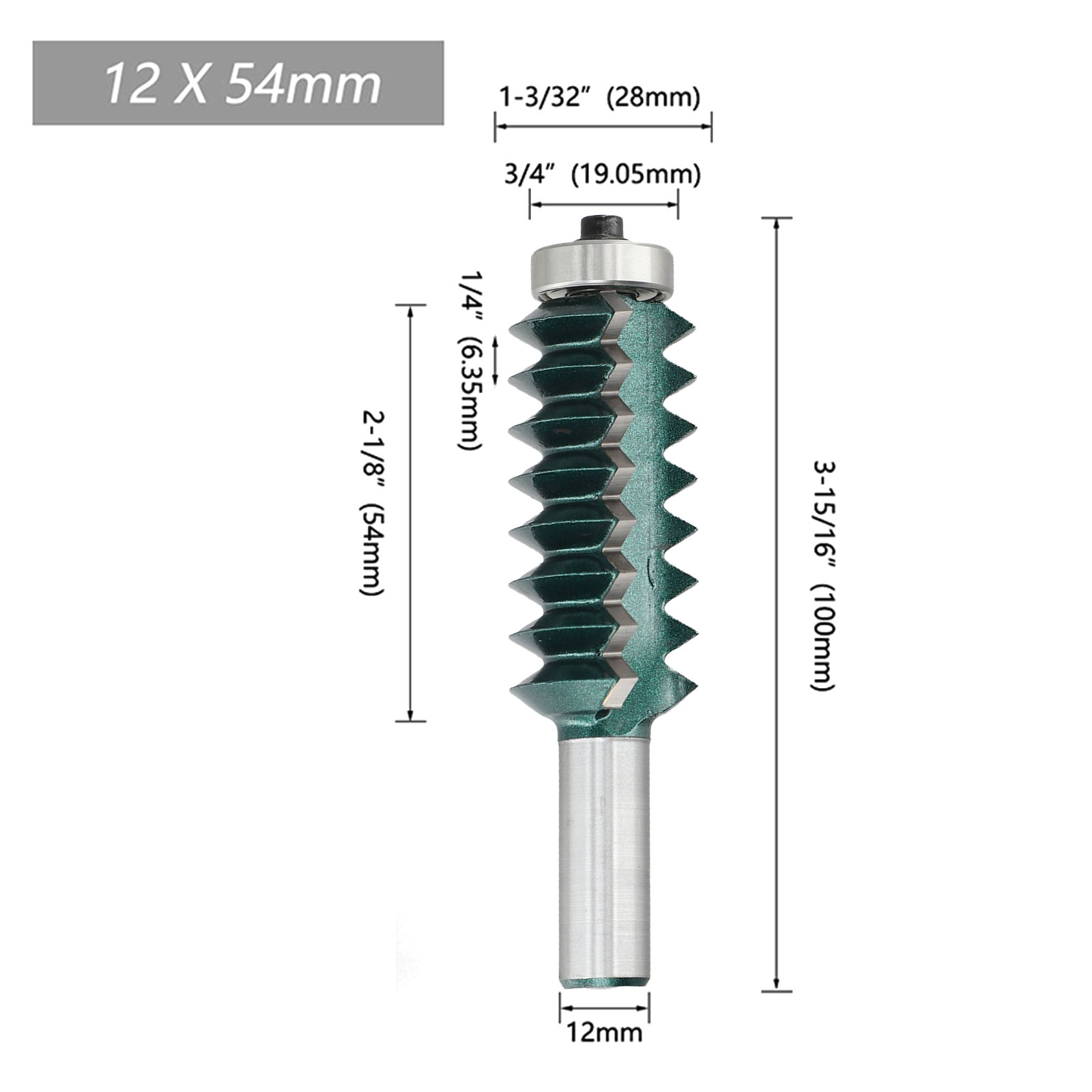 1pcs Brand New Home Router Bit - огляд і ціна Power Tools Green Brand