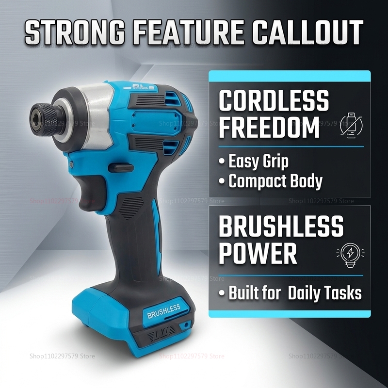 Cordless Brushless Impact Powe - огляд і ціна Power Tools For Construction