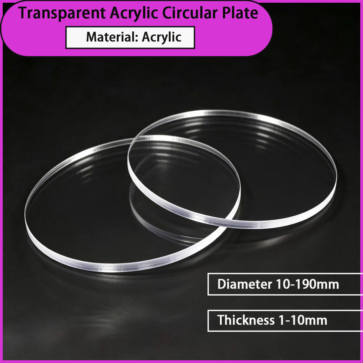 Transparent acrylic circular p - огляд і ціна Power Tools Windows 10