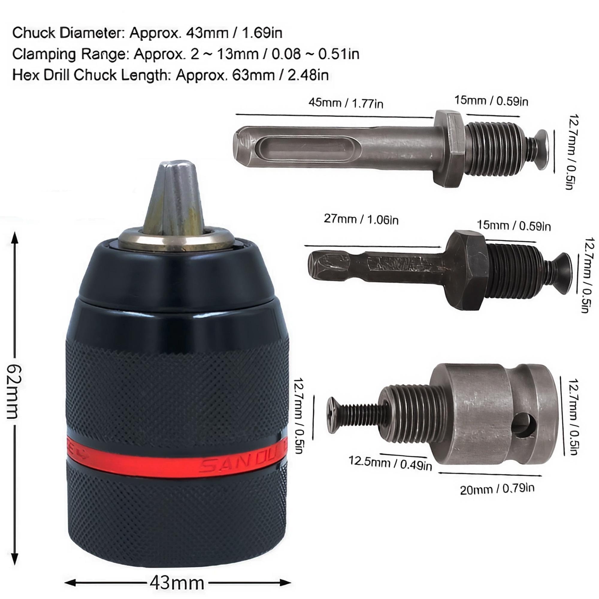 Keyless Drill Chuck Heavy Duty - огляд і ціна Power Tools For Construction