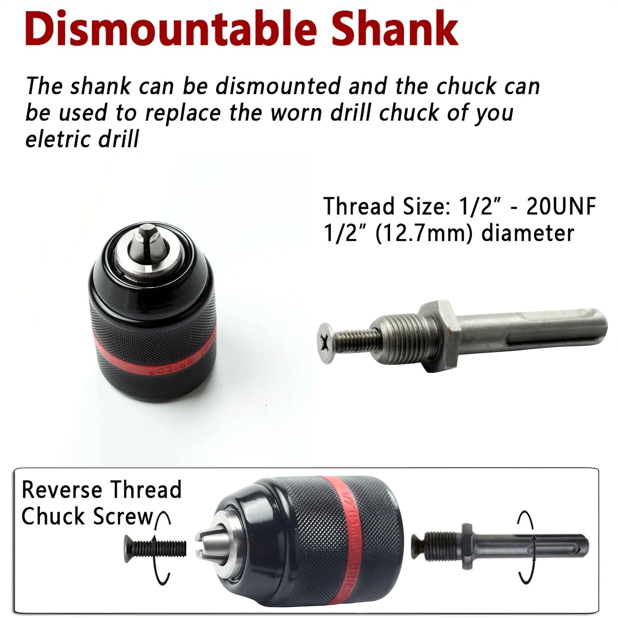 Keyless Drill Chuck Heavy Duty - огляд і ціна Power Tools For Construction