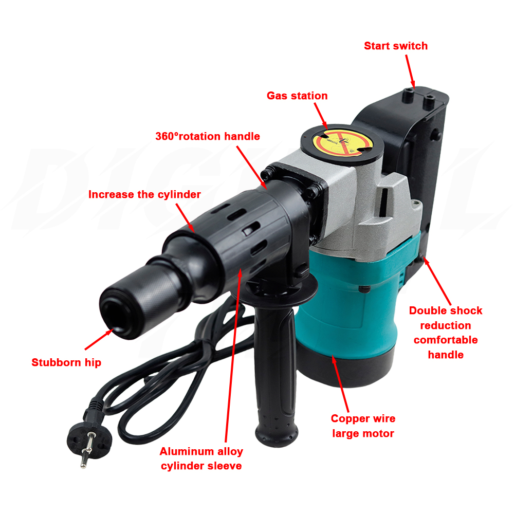 1200W Heavy Duty Electric Hamm - огляд і ціна Power Tools For Construction