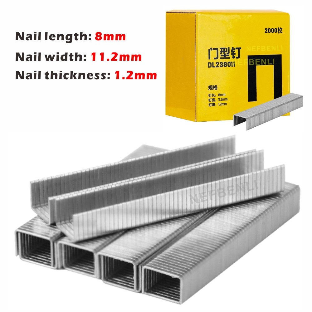 2000 Pcs U/Door/T Shaped Stapl - огляд і ціна Nail Gun Brad