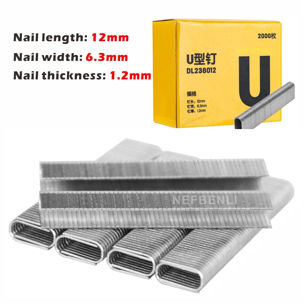 2000 Pcs U/Door/T Shaped Stapl - огляд і ціна Nail Gun Brad