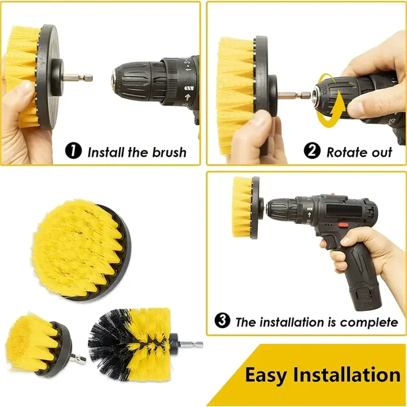 3 pcs/set drill brush set powe - огляд і ціна Power Tools Ridgid