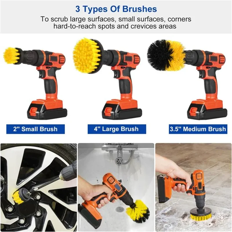 3 pcs/set drill brush set powe - огляд і ціна Power Tools Ridgid