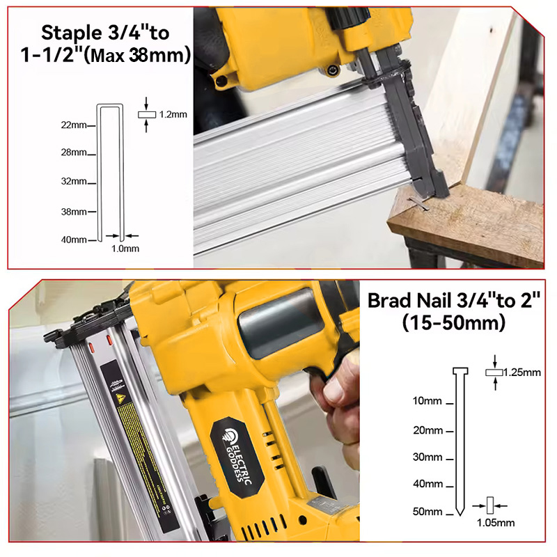 Brushless Electric Brad Nail G - огляд і ціна Nail Gun Brad